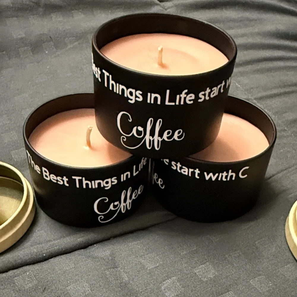 Black Coffee Scented Candle Set‎